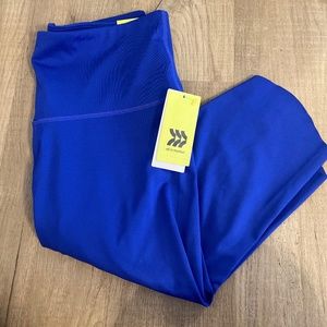 All in Motion Sculpt Ultra High Rise Capri Vibrant Blue Size Medium